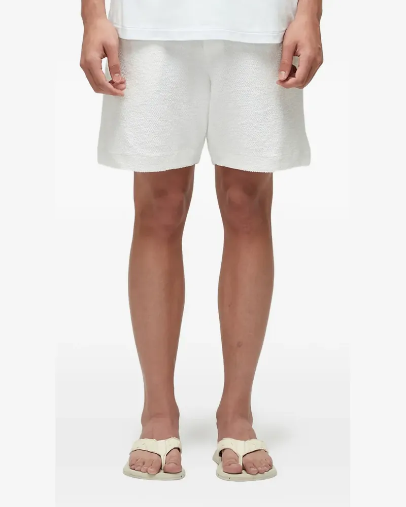 Osklen textured bermuda shorts - Weiß Weiß