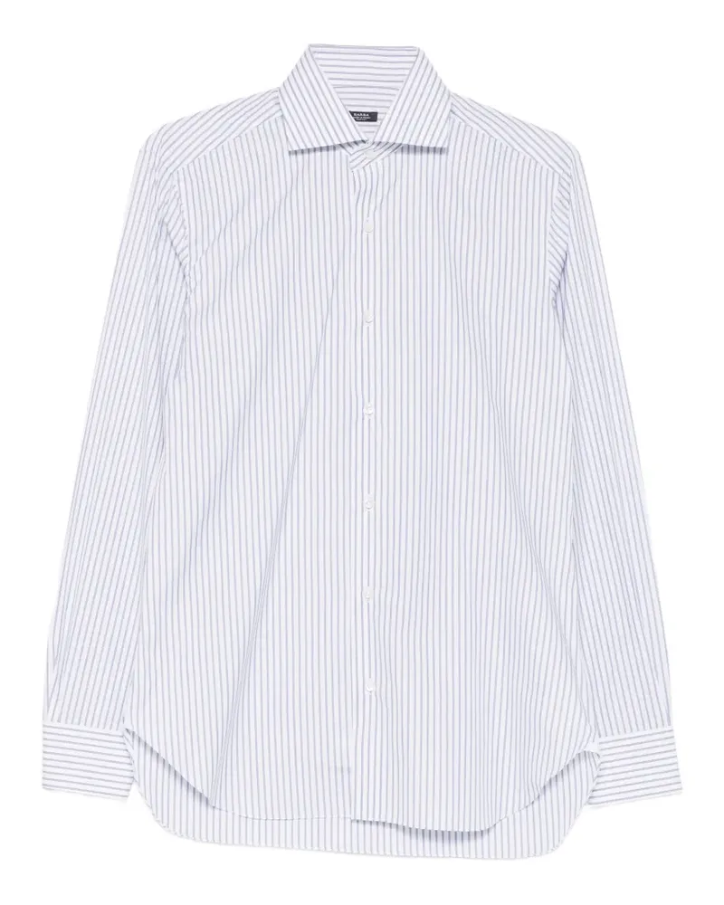 BARBA striped shirt - Weiß Weiß
