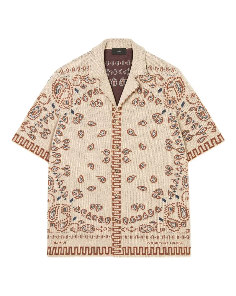 Alanui Bandana-Hemd - Nude Nude