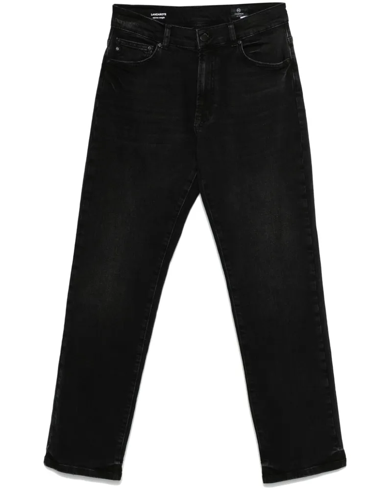 Adriano Goldschmied Lanzarote Straight-Leg-Jeans - Schwarz Schwarz