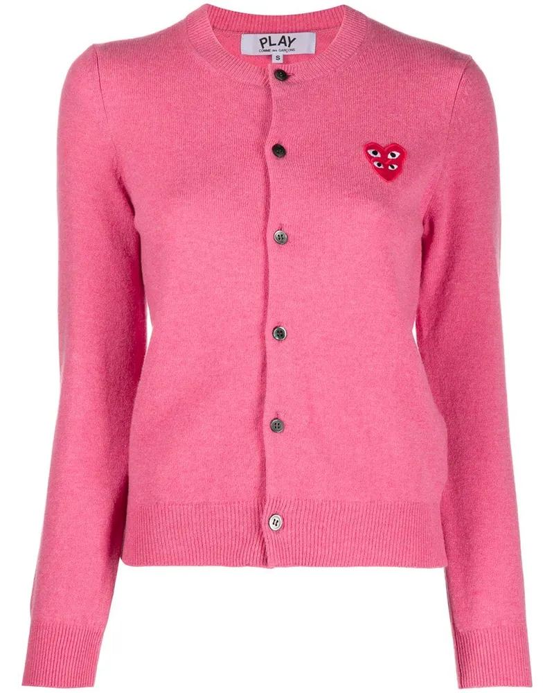 Comme des Garçons Cardigan aus Wolle - Rosa Rosa