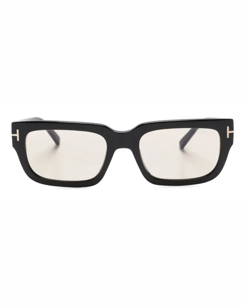 Tom Ford Ezra Sonnenbrille mit eckigem Gestell - Schwarz Schwarz