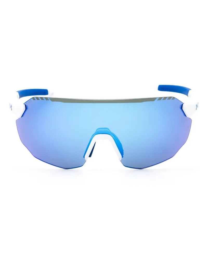 Under Armour Halftime Sonnenbrille mit Shield - Weiß Weiß