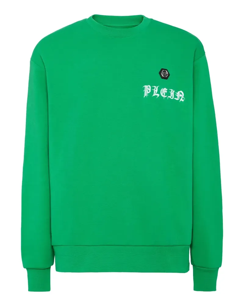 Philipp Plein Sweatshirt mit Logo - Grün Grün