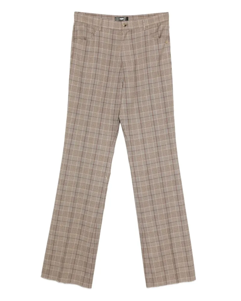 Amiri checked trousers - Nude Nude