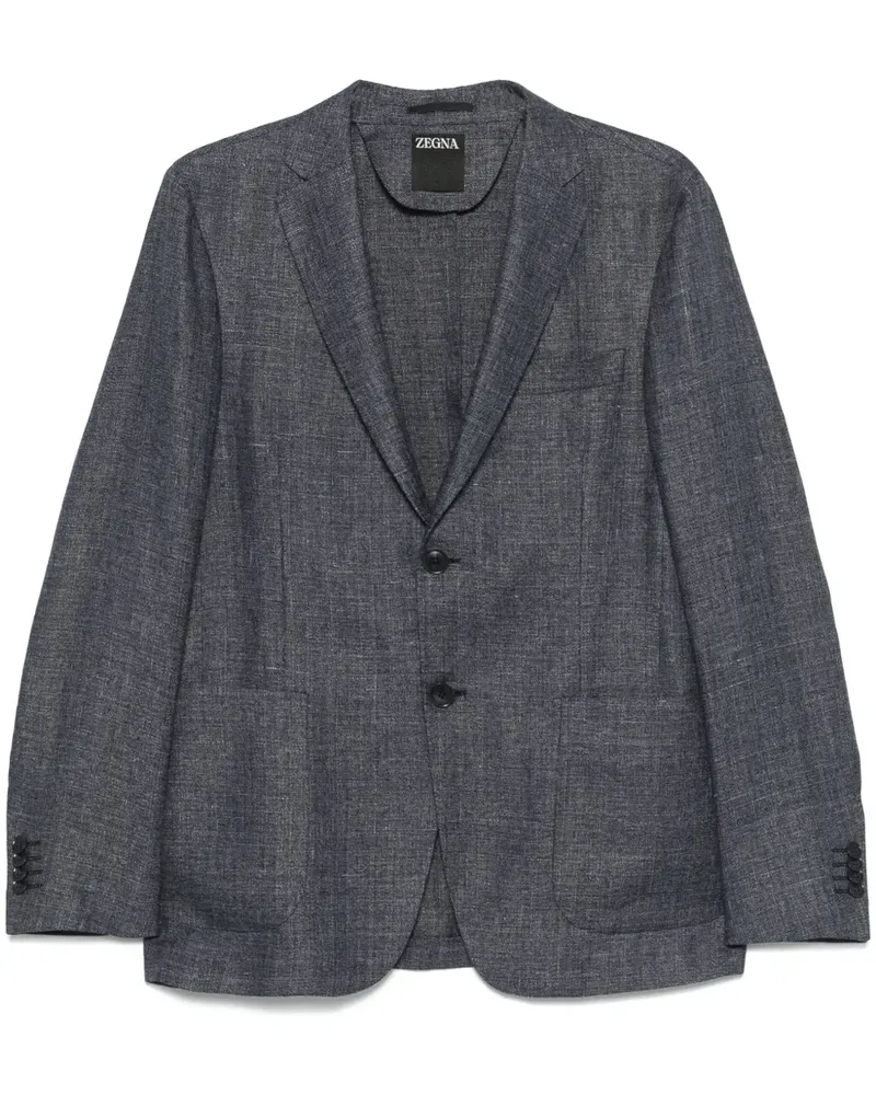 Ermenegildo Zegna Einreihiges Sakko - Blau Blau