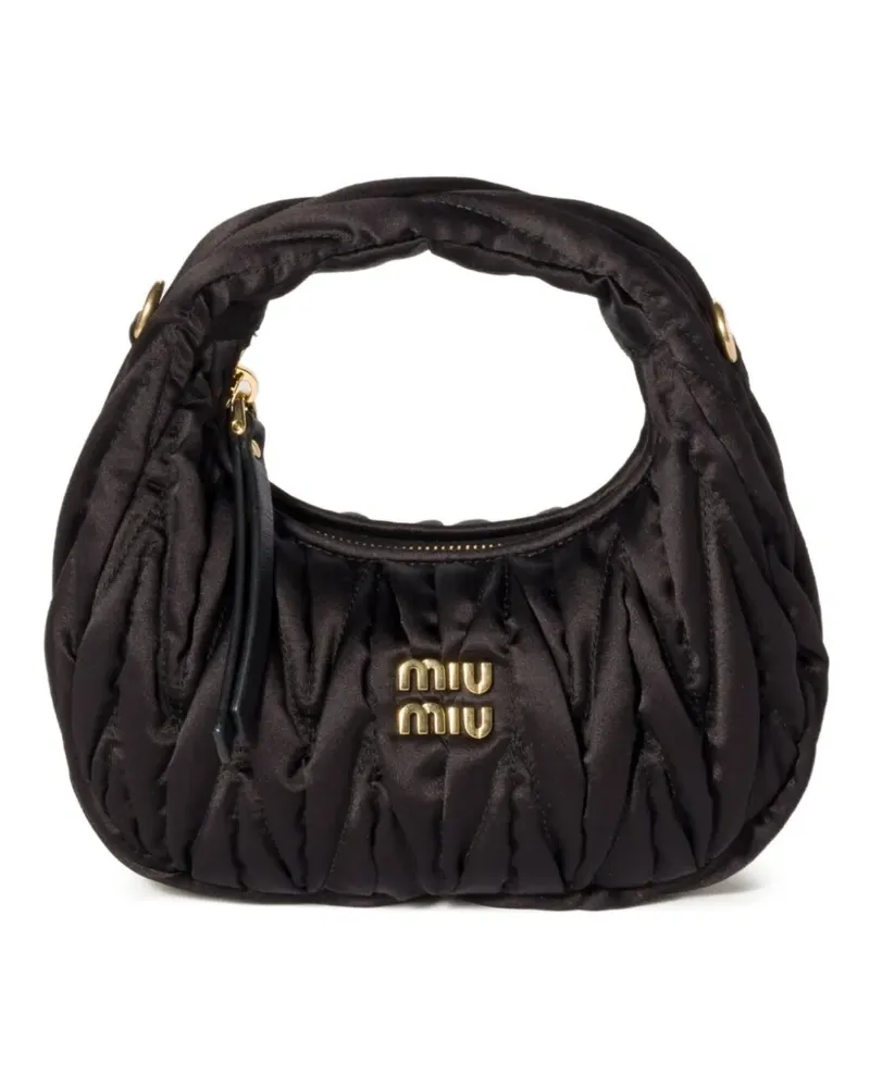 Miu Miu Mini Wander Tote Bag - Schwarz Schwarz