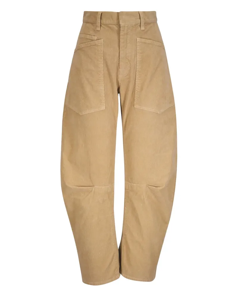 Nili Lotan Shon corduroy trousers - Nude Nude