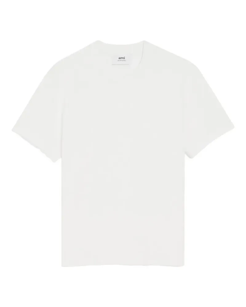 AMI Paris Ami de Coeur T-Shirt aus Bio-Baumwolle - Weiß Weiß