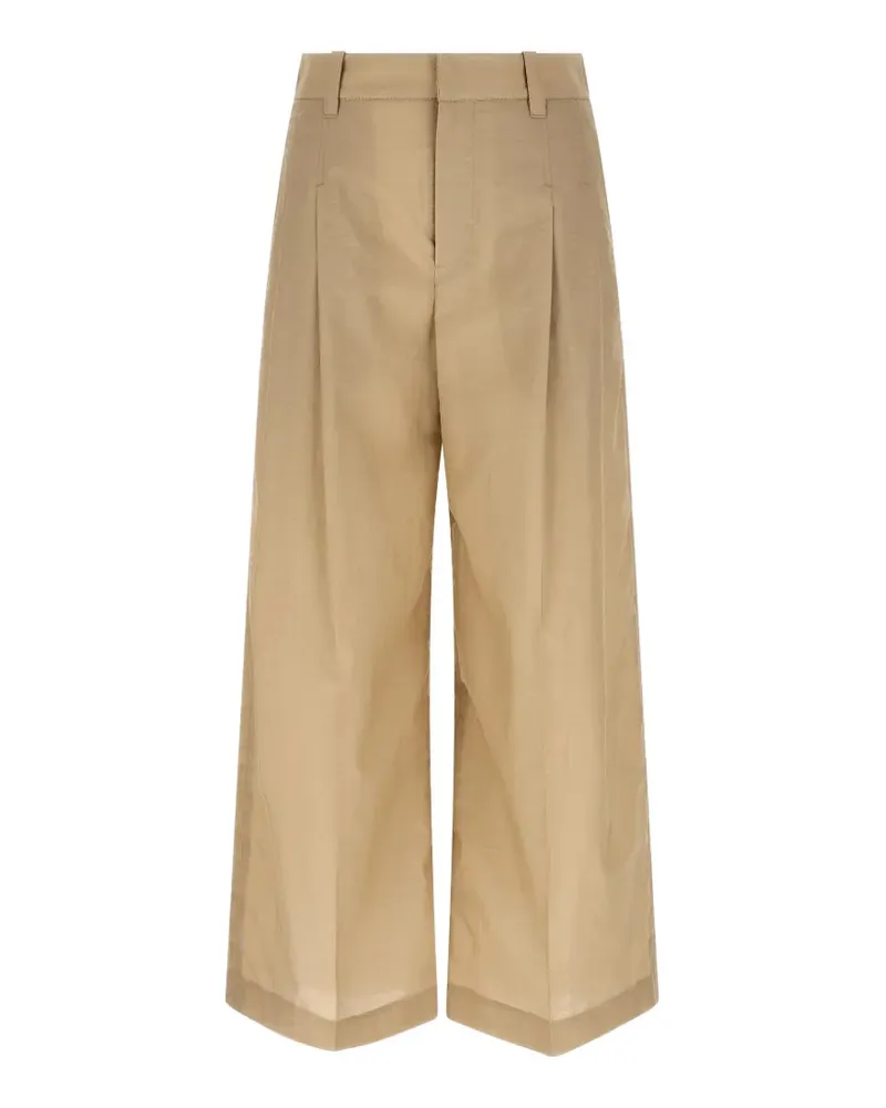 Brunello Cucinelli Monile pleated trousers - Nude Nude