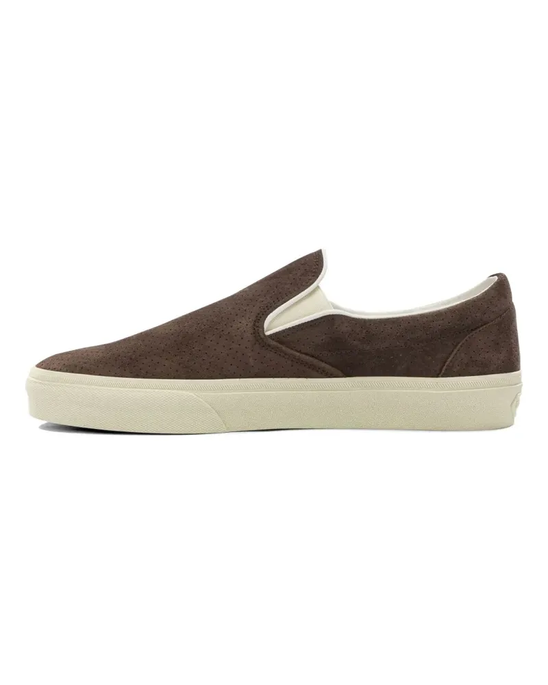 Tom Ford Slip-On-Sneakers aus Wildleder - Braun Braun
