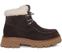 Schnürstiefel mit Shearling 44mm - Braun