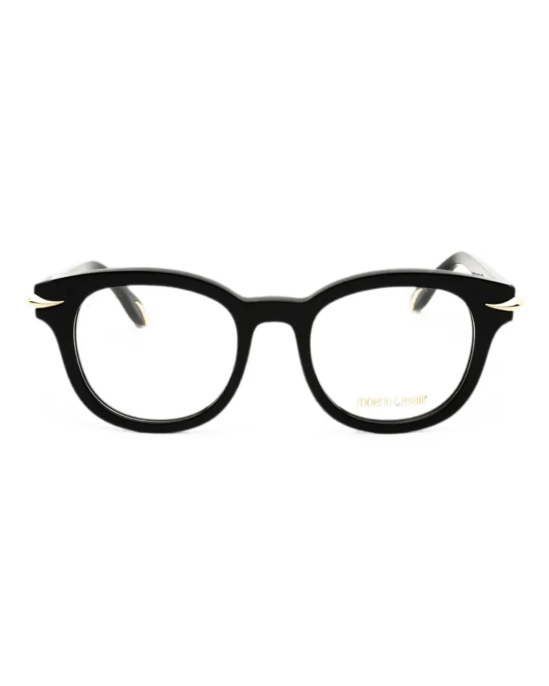 Roberto Cavalli round-frame glasses - Schwarz Schwarz