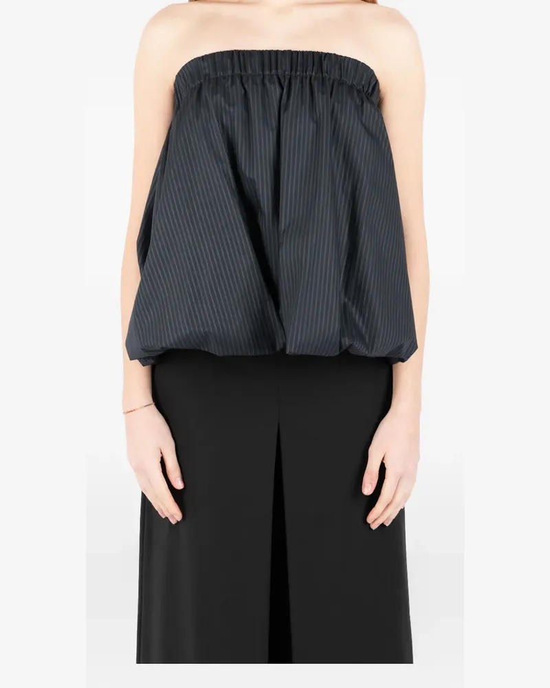 Société Anonyme striped gathered mini skirt - Grau Grau