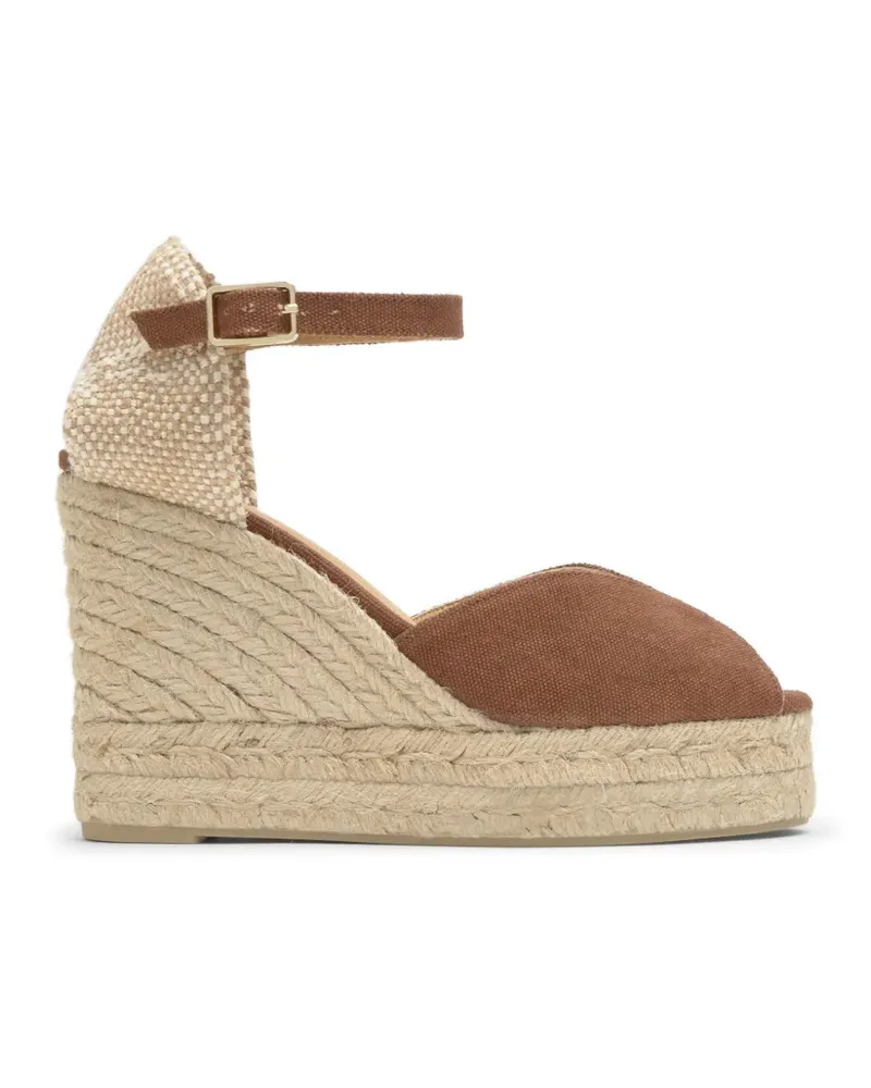 Castañer Bianca wedge espadrilles - Braun Braun