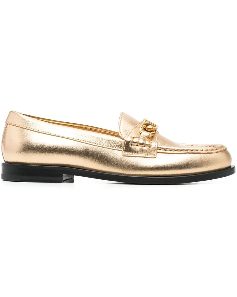 Valentino Garavani Loafer mit VLOGO 10mm - Gold Gold