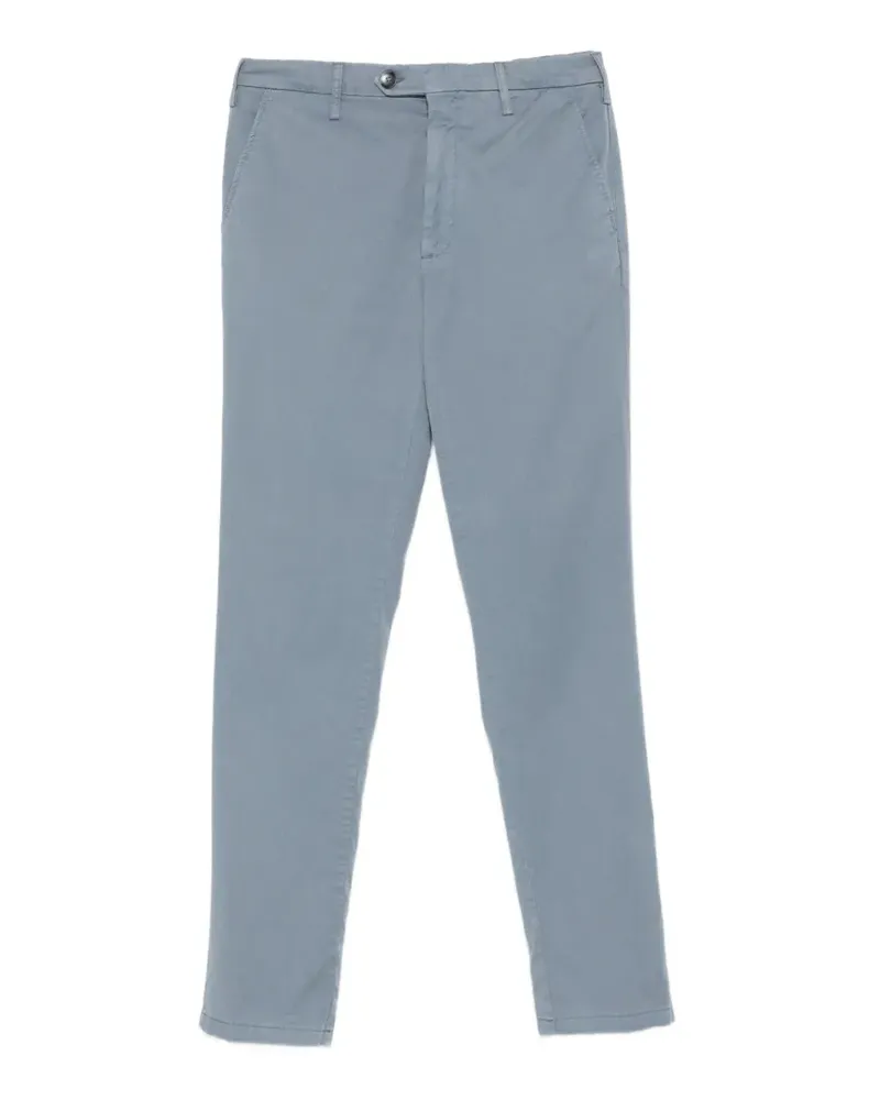 Canali button chinos - Blau Blau