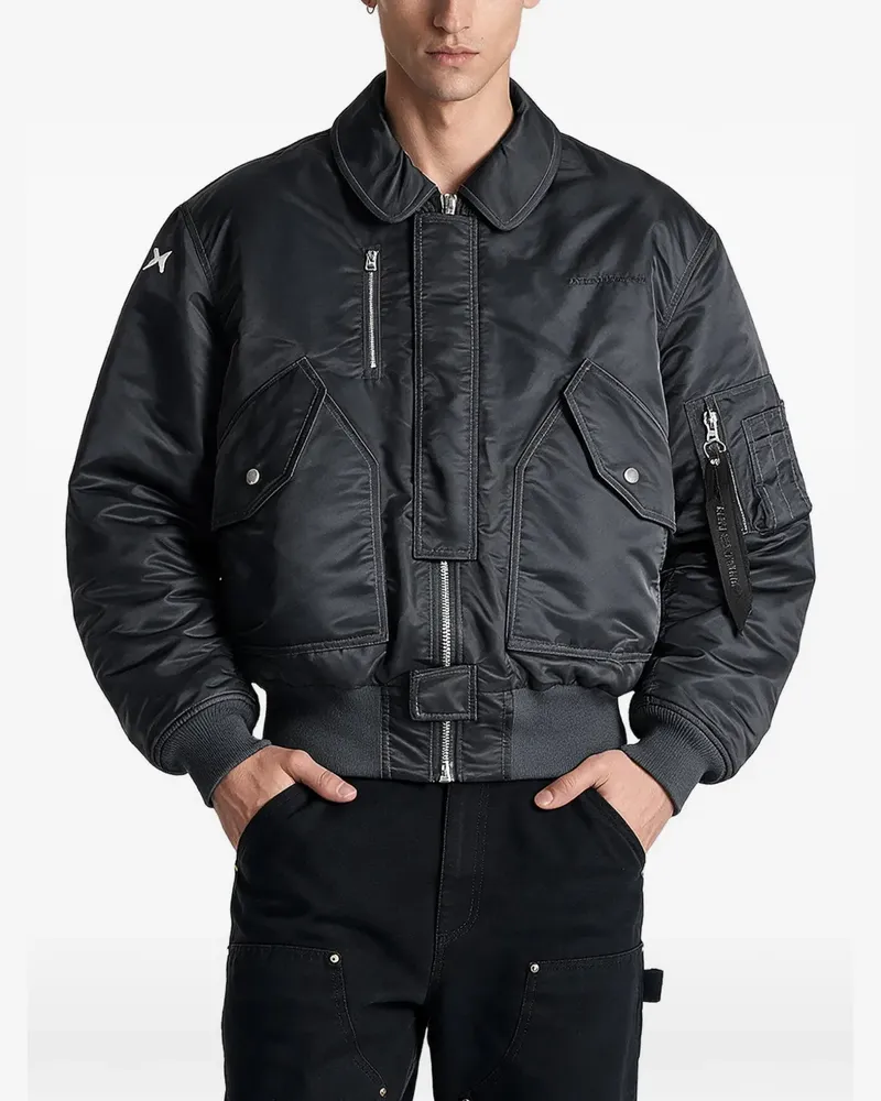 Alpha Industries x Andersson Bell Flight bomber jacket - Schwarz Schwarz