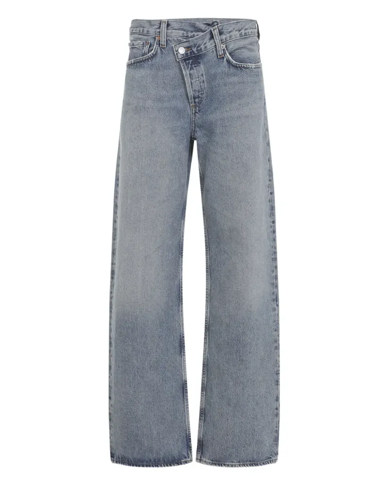 AGOLDE Arc Criss Cross belt-loop jeans - Blau Blau