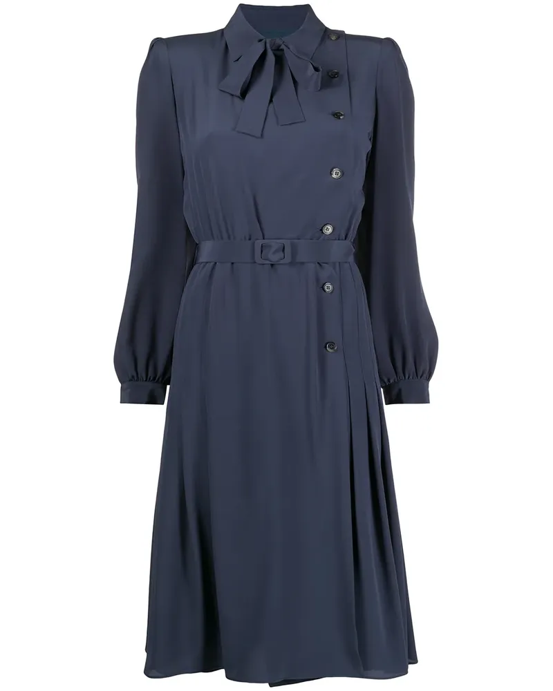Maison Margiela Kleid mit Knöpfen - Blau Blau
