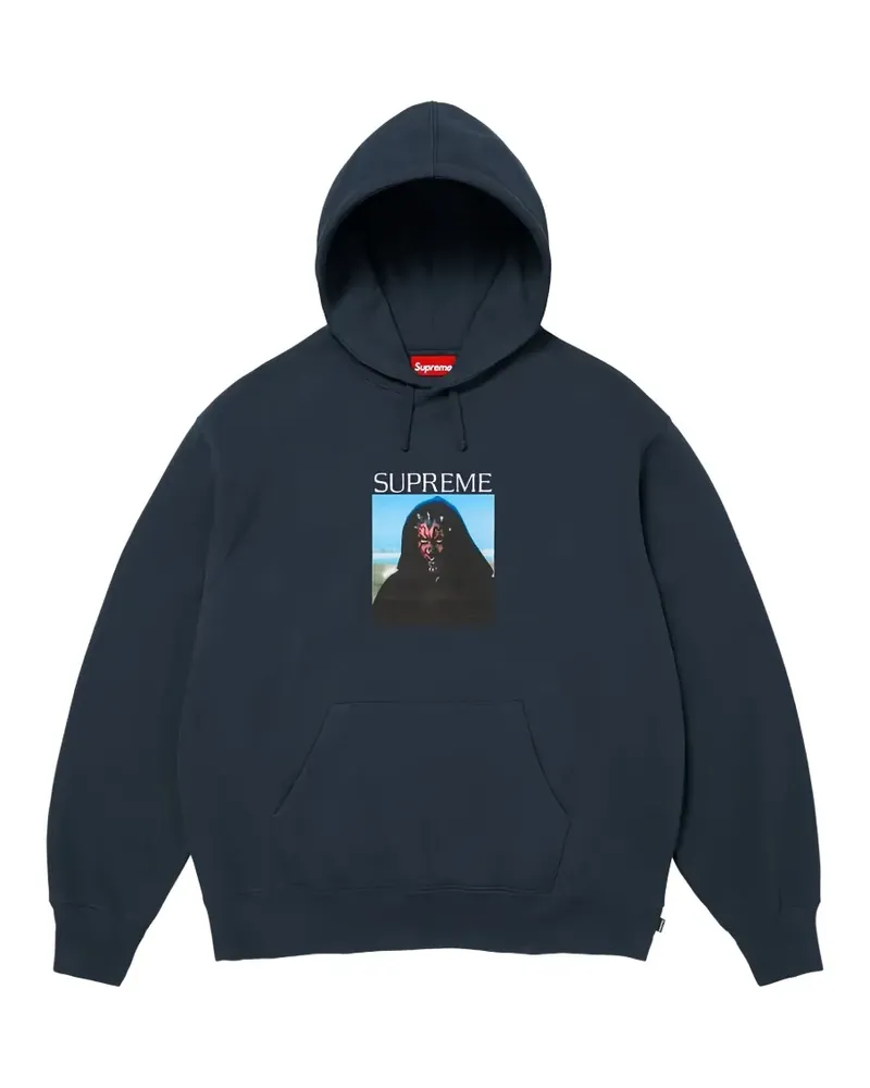 Supreme Being Sith Hoodie mit Print - Blau Blau