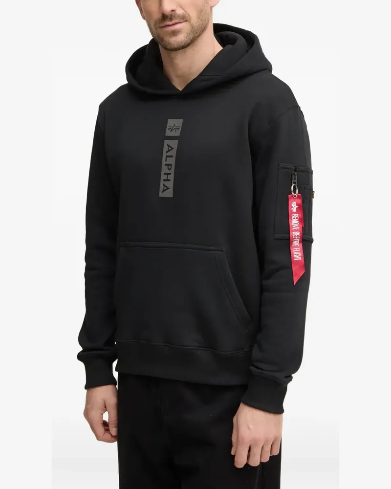 Alpha Industries Alpha Puff Hoodie - Blau Blau
