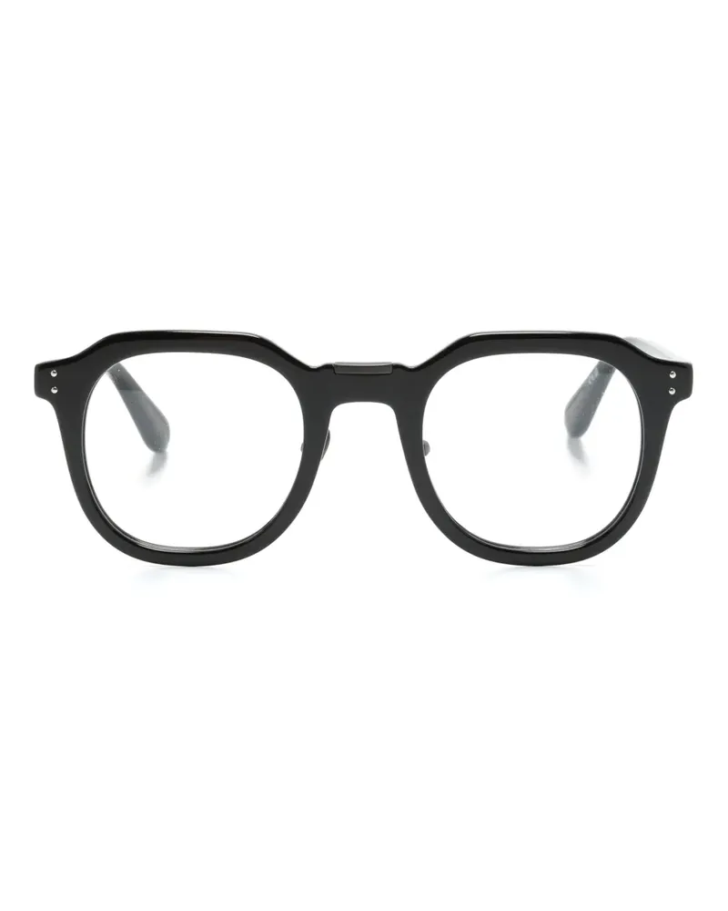 Linda Farrow Eckige Fletcher Sonnenbrille - Schwarz Schwarz