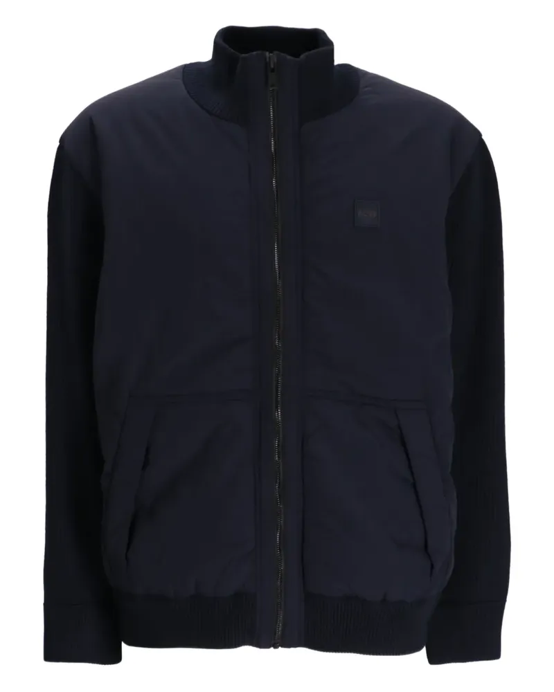 HUGO BOSS Jacke mit Kontrasteinsatz - Blau Blau