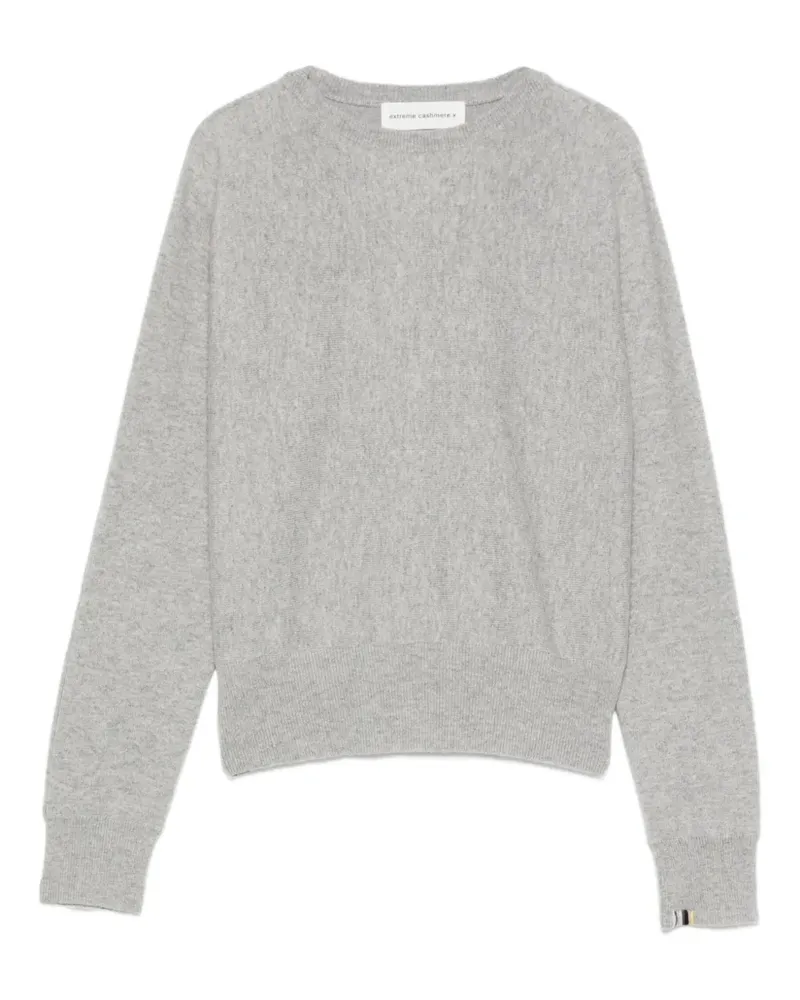 extreme cashmere Pullover mit rundem Ausschnitt - Grau Grau