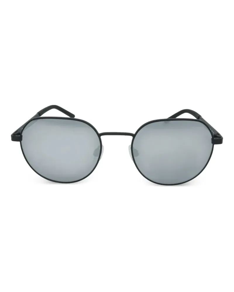 Nike Sonnenbrille mit rundem Gestell - Schwarz Schwarz