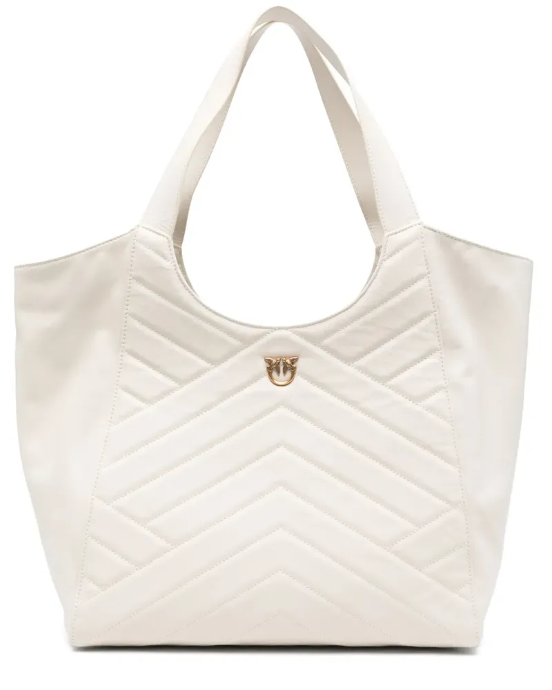 Pinko Love Birds Handtasche - Weiß Weiß