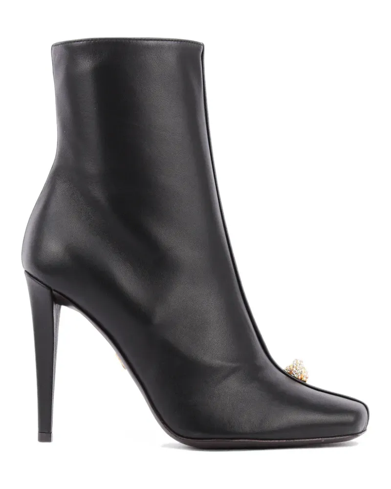 Giuseppe Zanotti Manhattan Stiefeletten mit Kristallen - Schwarz Schwarz