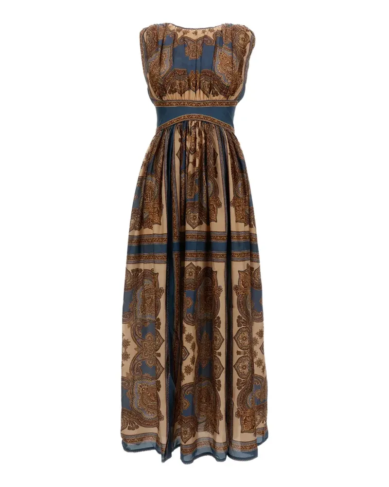 Zimmermann paisley-print sleeveless maxi dress - Nude Nude