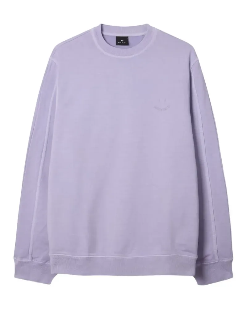 Paul Smith Pullover mit Happy-Stickerei - Violett Violett