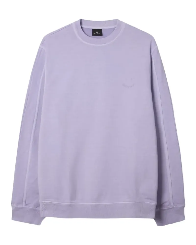 Paul Smith Pullover mit Happy-Stickerei - Violett Violett