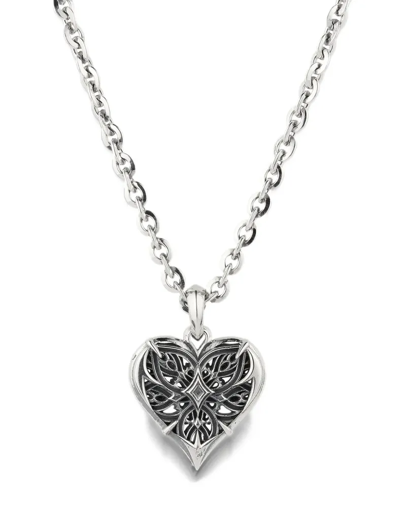 Emanuele Bicocchi Notre-Heart necklace - Silber Silber
