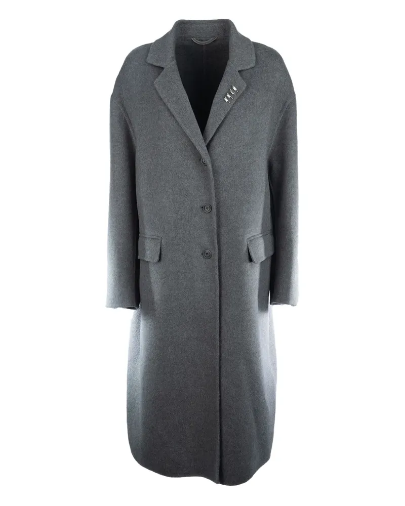 Ermanno Scervino Mantel mit Sicherheitsnadeln - Grau Grau
