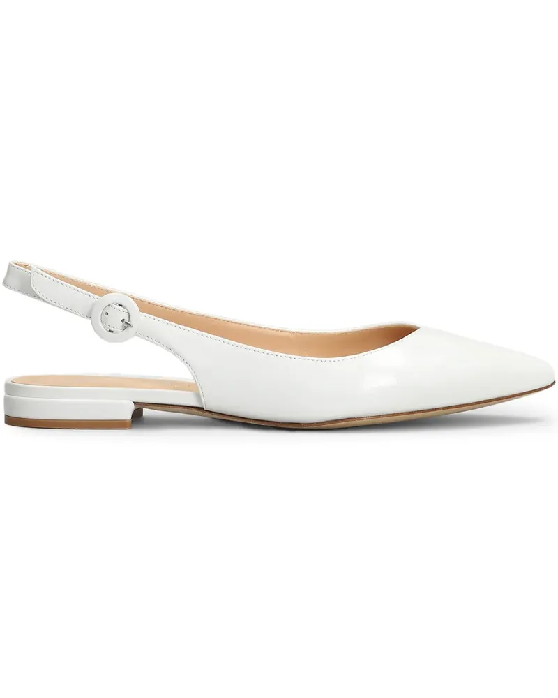 Julie Dee Ballerinas aus Leder - Weiß Weiß