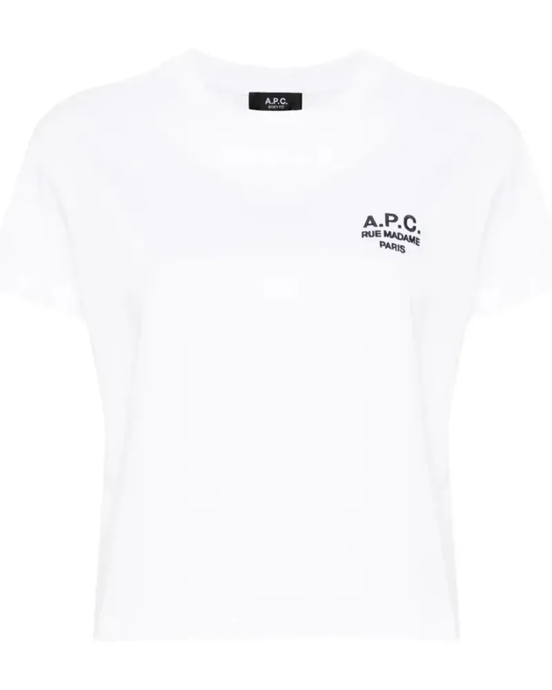 A.P.C. Rue Madame Paris T-Shirt - Weiß Weiß