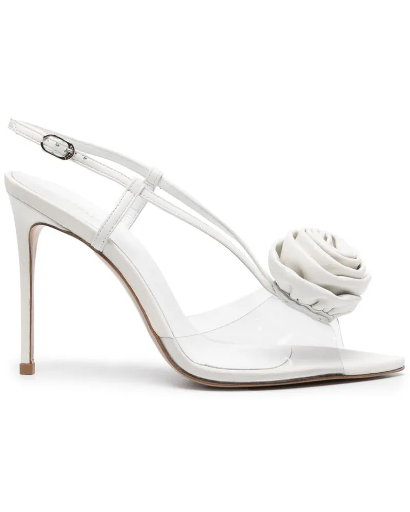 Le Silla Rose Sandalen 110mm - Weiß Weiß