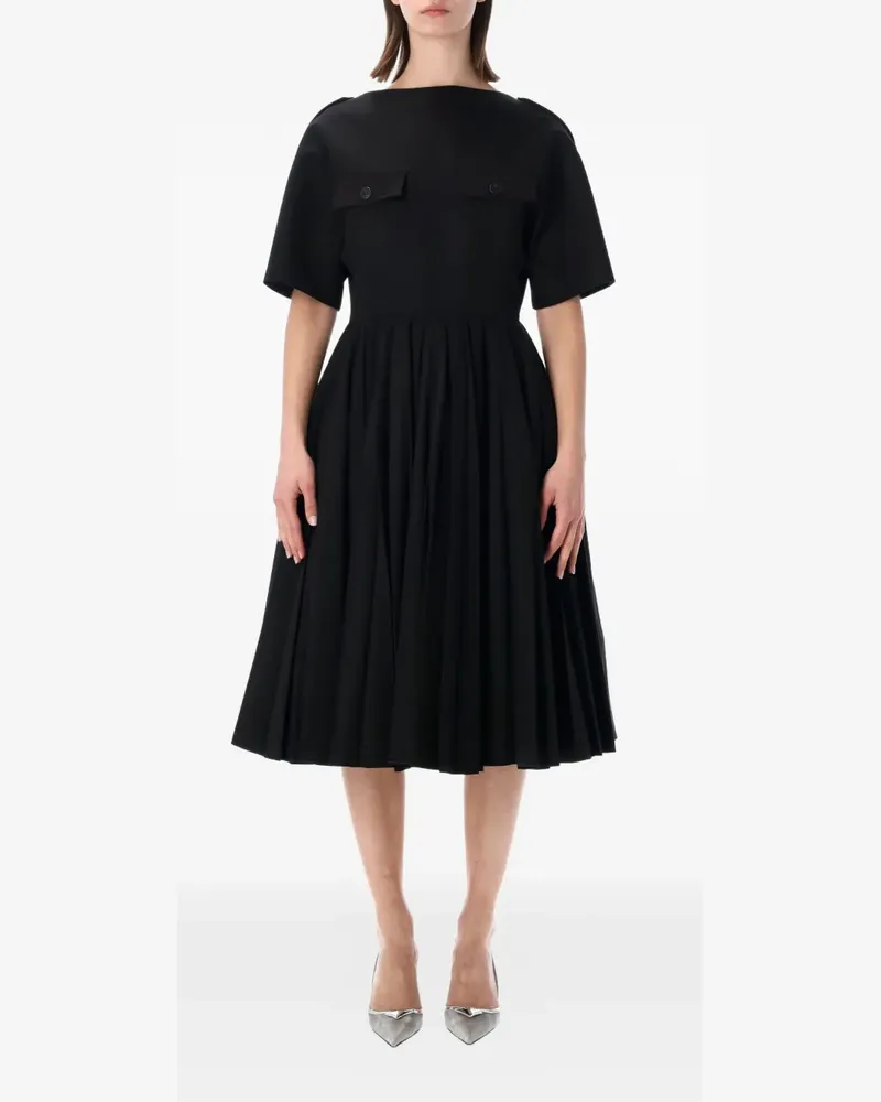 Prada pleated dress - Schwarz Schwarz