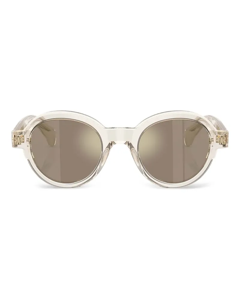 Moncler Rondosa Sonnenbrille mit rundem Gestell - Gelb Gelb