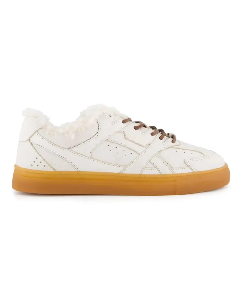 Copenhagen CPH63 shearling-trim sneakers - Nude Nude
