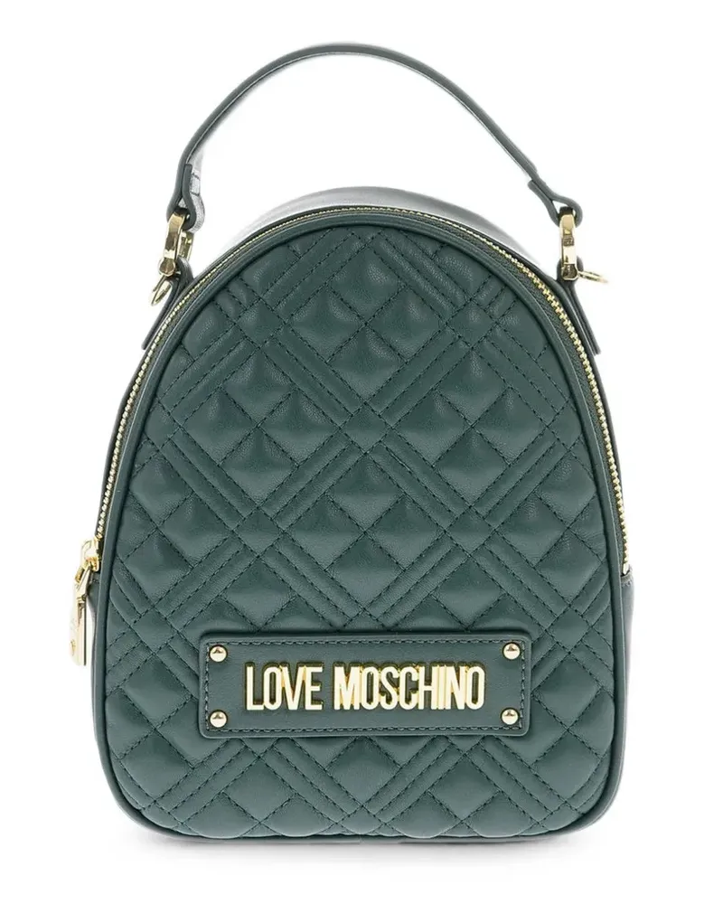 Moschino quilted-pattern tote bag - Grün Grün