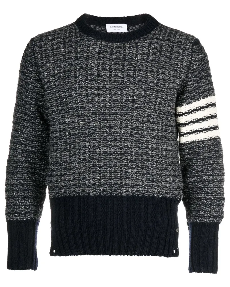 Thom Browne Pullover mit meliertem Effekt Blau