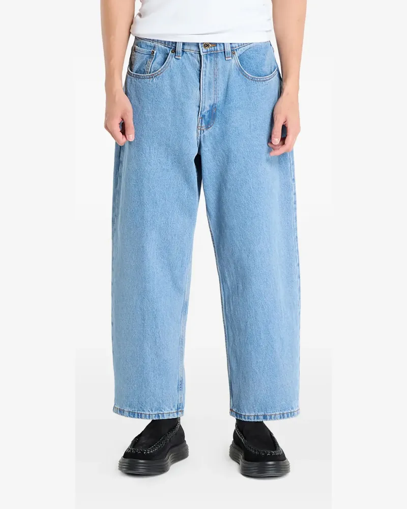 Vans Karierte Baggy-Jeans - Blau Blau
