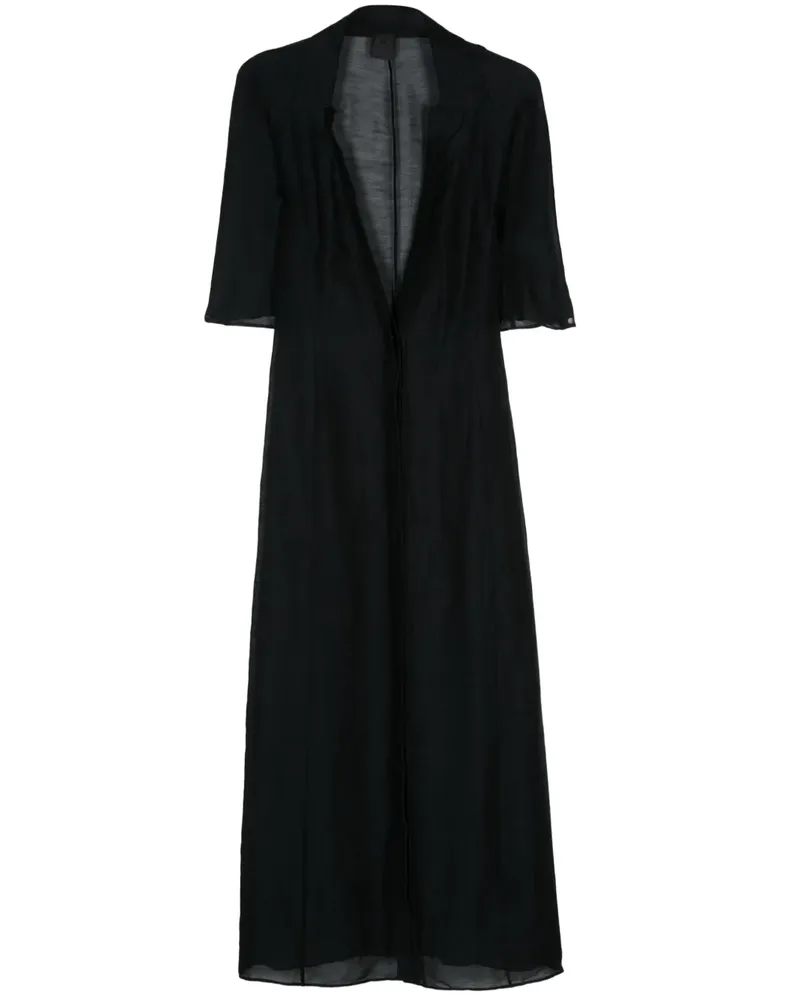Givenchy Maxikleid mit 4G-Stickerei - Schwarz Schwarz