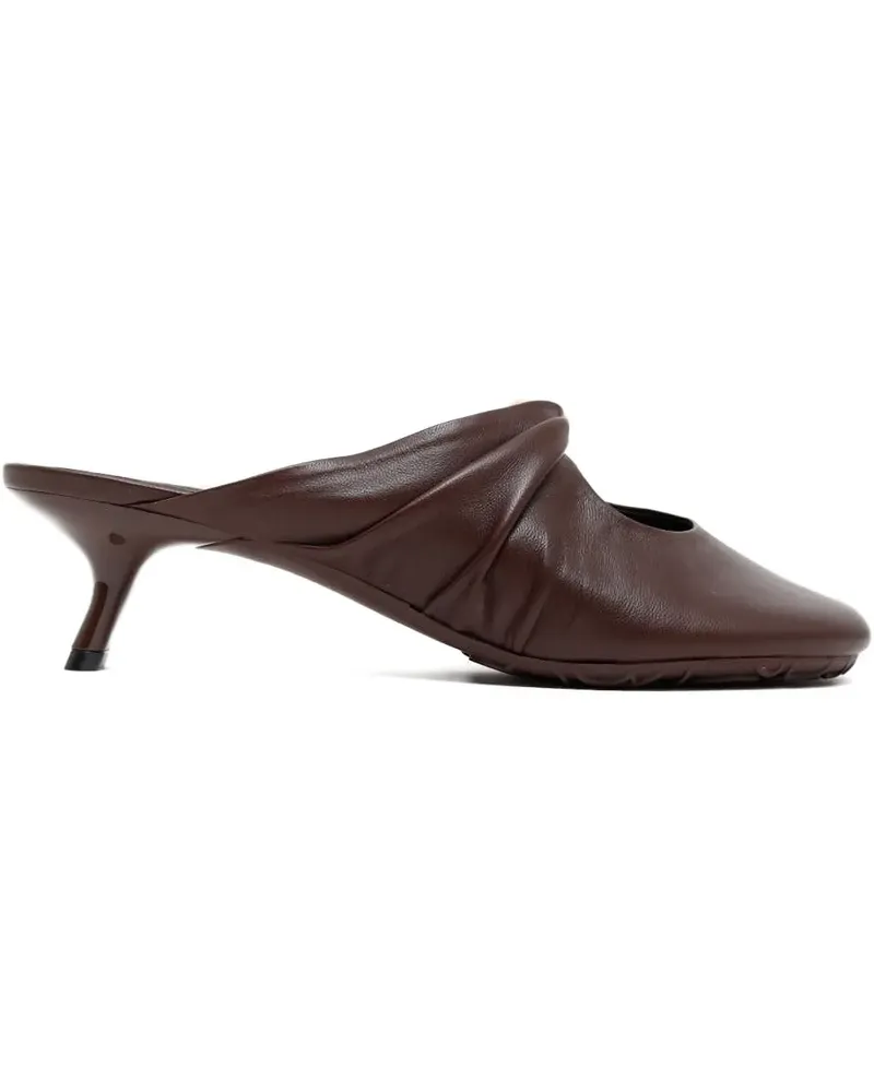 Loewe Toy Panta Mules mit Knotendetail - Braun Braun