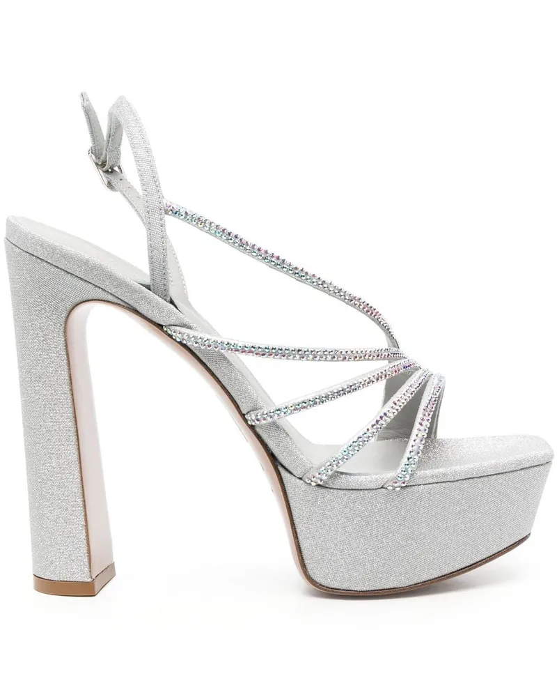 Le Silla Scarlet Plateau-Sandalen 150mm - Grau Grau
