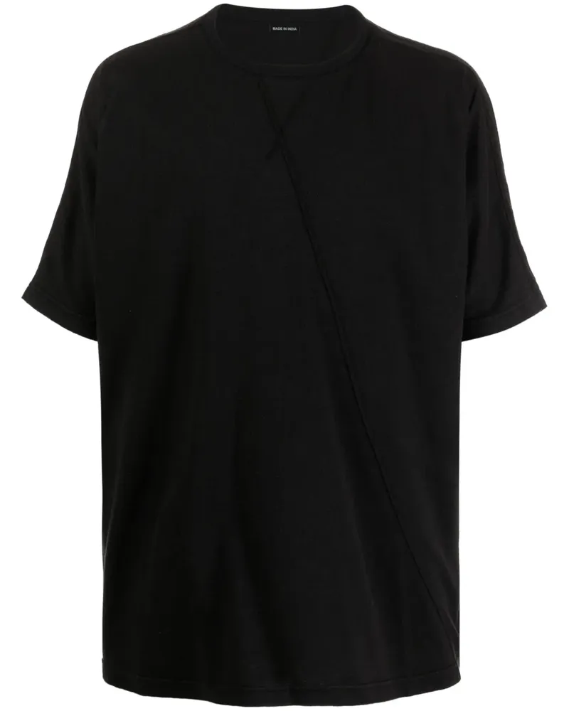 maharishi T-Shirt mit Rundhalsausschnitt - Schwarz Schwarz